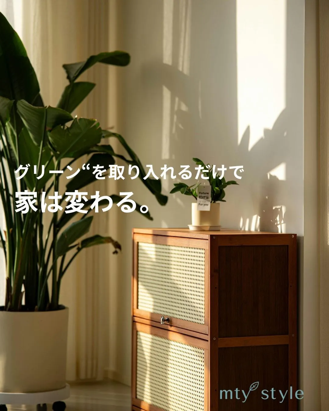 グリーンを取り入れるだけで家は変わる