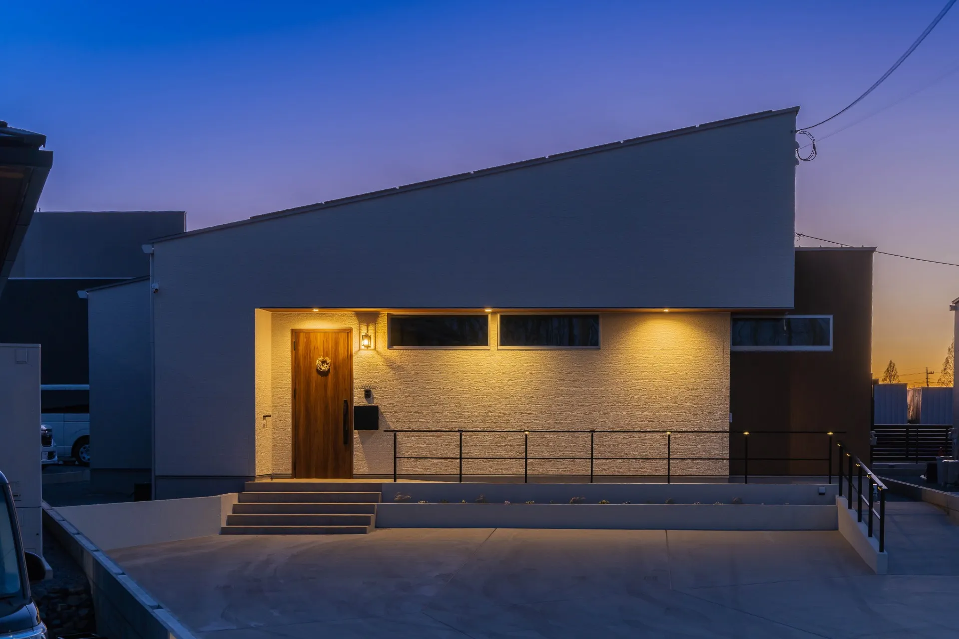 小上がりと勾配天井で開放感のある、平屋の住まい