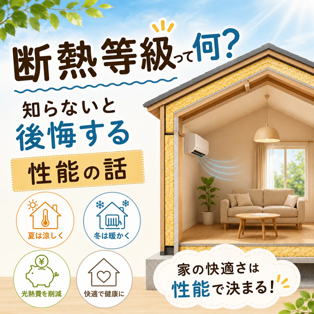 断熱等級って何?知らないと後悔する性能の話